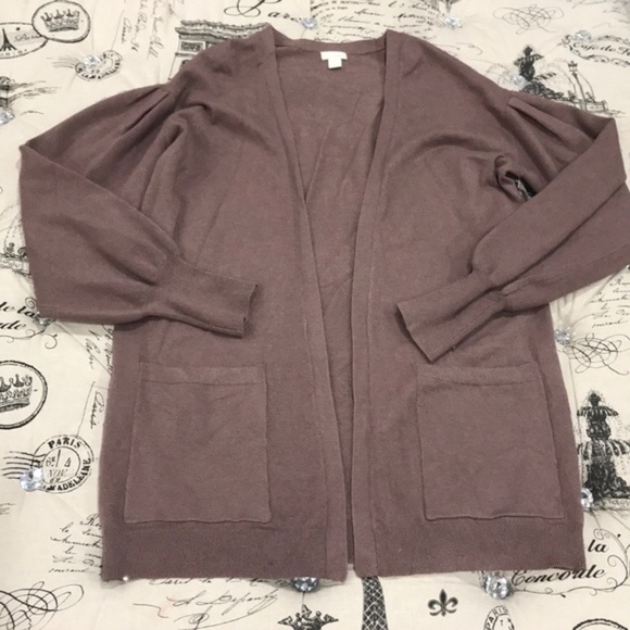 Hinge Balloon Sleeve Cardigan - Picture 5 of 6